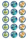 Monsters University Edible Cupcake Images